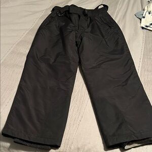 Lands' End Women's Black snow pants winter ski 12 regular